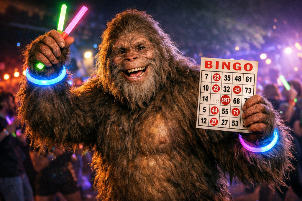 Glow Party Music Bingo