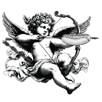 Cherub with Hot Dog